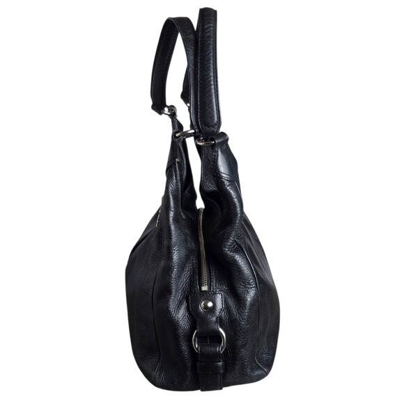 Vtg Coach Back Leather Katheryn Triple Zipper Satchel Bag 10"x 13"x7" - Picture 5 of 9